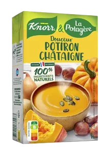 Soupe Douceur potiron chataigne | Knorr & La Potagère