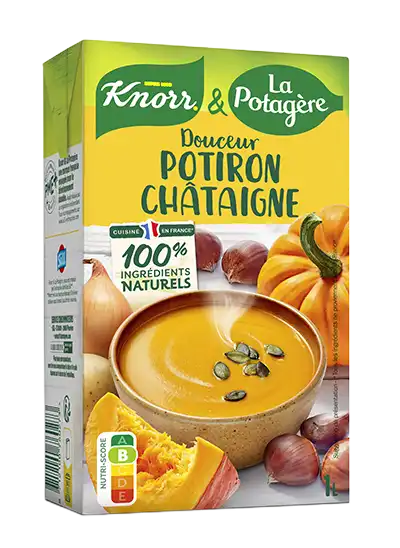 Soupe Douceur potiron chataigne | Knorr & La Potagère