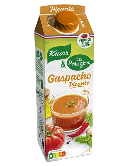 Gaspacho picante Knorr & La Potagère aux légumes de France