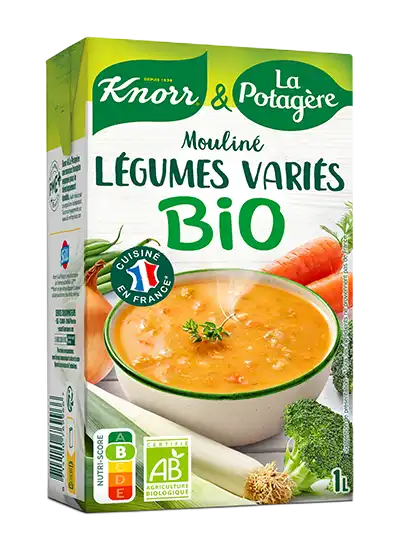 Mouliné aux légumes variés Bio Knorr & La Potagère