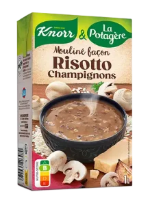 Mouliné façon risotto aux champignons Knorr & La Potagère