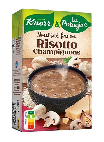 Mouliné façon risotto aux champignons Knorr & La Potagère