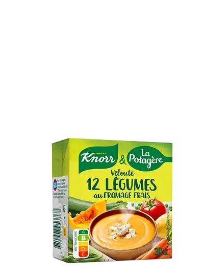 Velouté 12 légumes au fromage frais Knorr & La Potagère