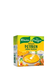 Velouté potiron crème fraiche 30 cl Knorr & La Potagère