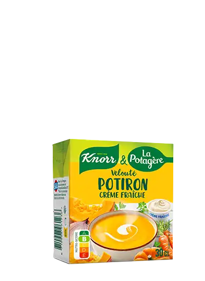 Velouté potiron crème fraiche 30 cl Knorr & La Potagère