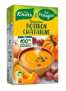 Soupe Douceur potiron chataigne | Knorr & La Potagère