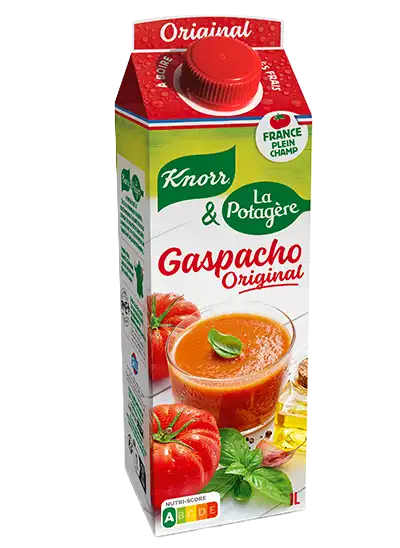 Gaspacho original aux légumes français 1L Knorr & La Potagère