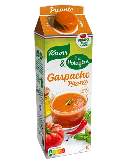 Gaspacho picante Knorr & La Potagère aux légumes de France
