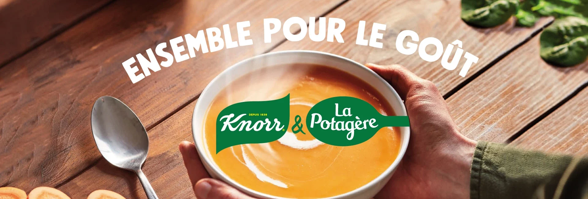 Knorr & La Potagère, ensemble pour le goût